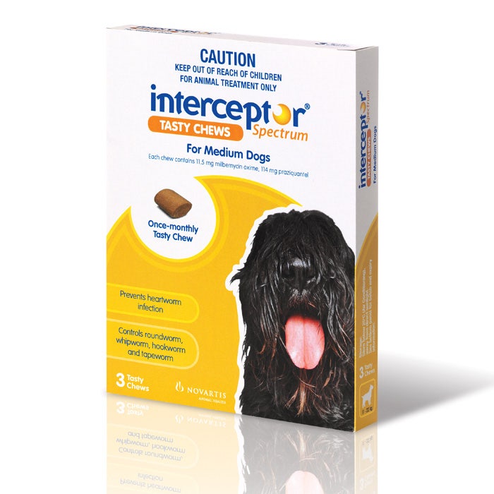 Interceptor Spectrum Tasty Chew For Medium Dogs Petbarn
