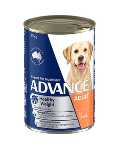 Advance Weight Control Chicken & Rice Adult Dog Can 405g x 24