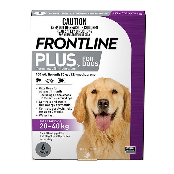 Can you use frontline and a flea collar top