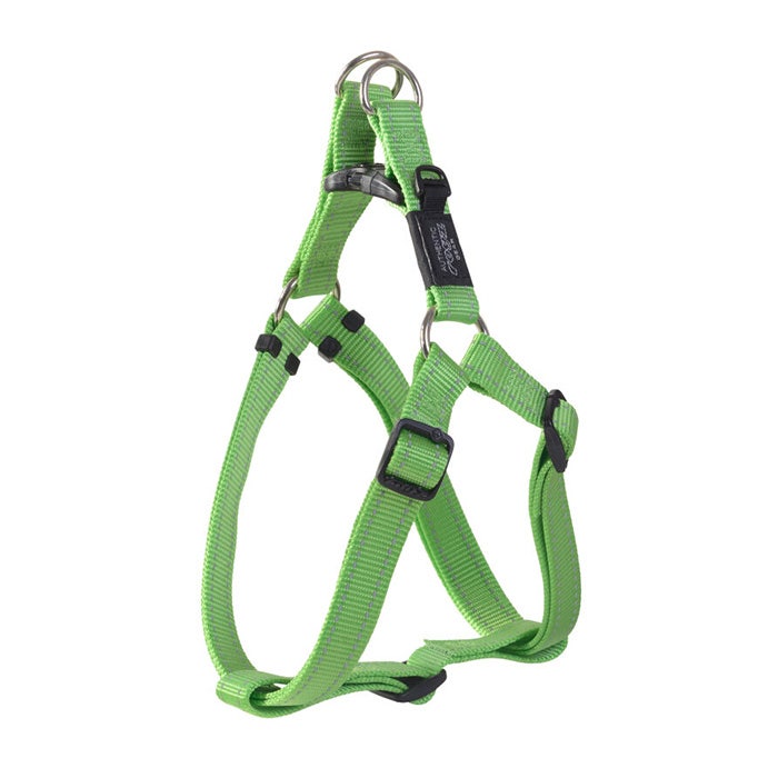 Rogz Classic Step In Dog Harness Lime Petbarn