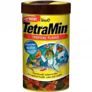 Tetra Min Tropical Flakes Fish Food - 200g