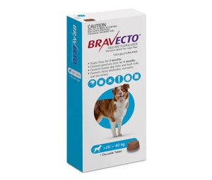 Bravecto Chew for Large Dogs 3 month pack - 20 to 40kg