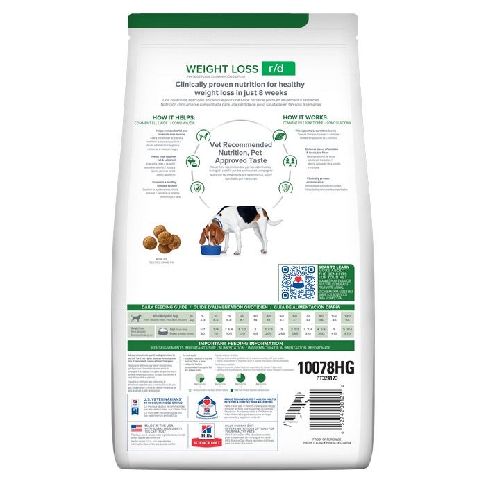 Rd diet dog food sales