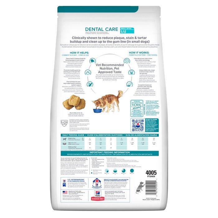 Hills td hotsell dental cat food