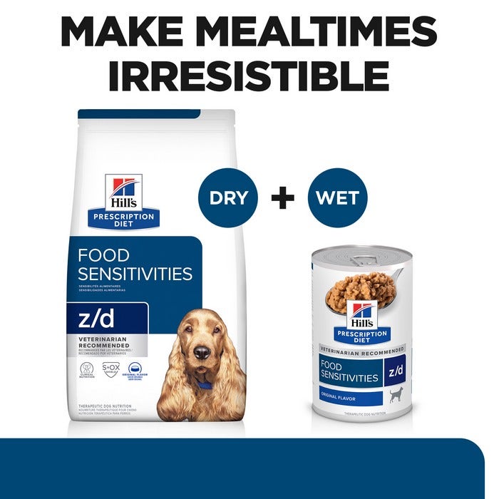 Hill s Prescription Diet Z D Skin Food Sens Adult Dog Can 370gx12