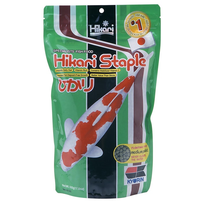 Hikari Staple Medium Fish Food 500g Petbarn