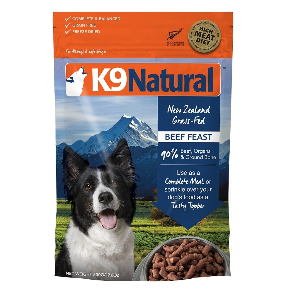 K9 Natural Freeze Dried Beef Feast Dog Food Petbarn
