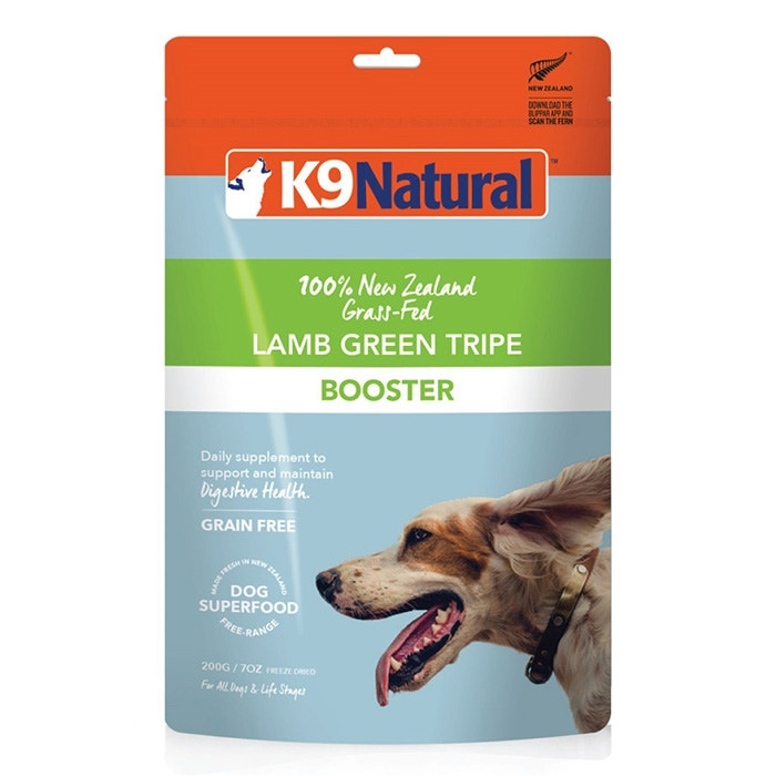 K9 Natural Freeze Dried Lamb Green Tripe Dog Food 200g Petbarn