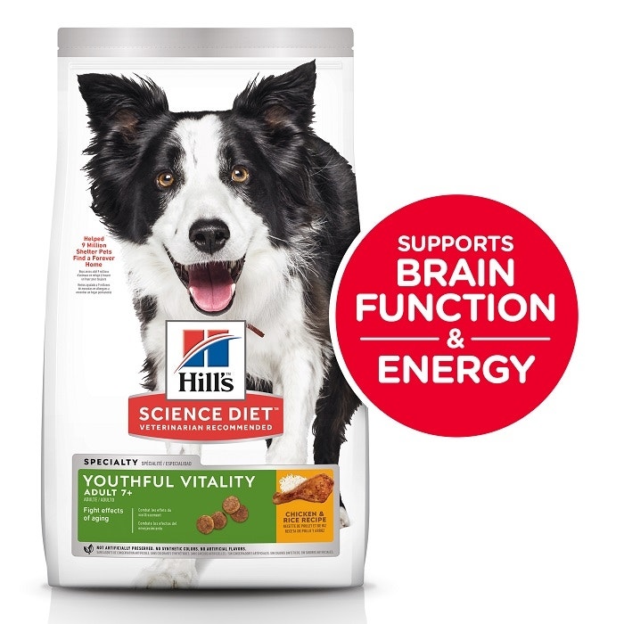 Hills vitality 2025 dog food
