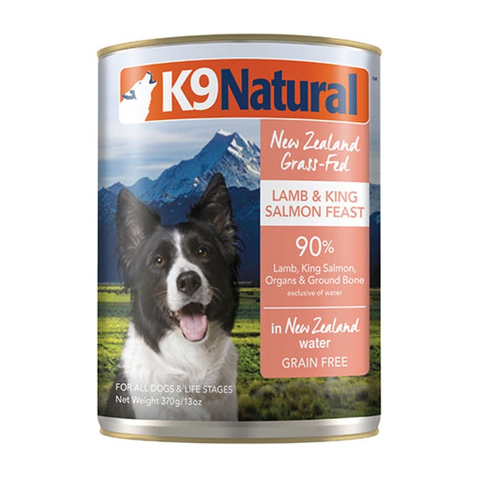 K9 Natural Lamb King Salmon Adult Dog Can 370gx12