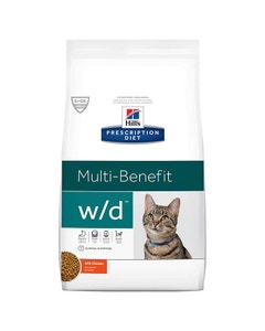 Hills Prescription Diet W/D Digest/Weight Management Adult Cat Food 1.5kg