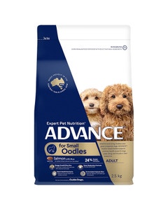 ADVANCE Adult Oodles Small Breed Dry Dog Food Salmon with Rice 2.5kg