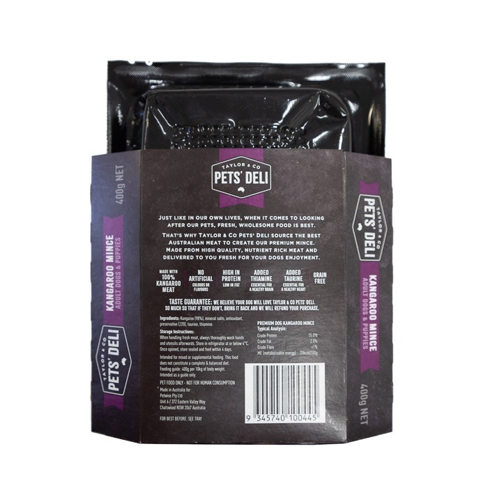 Pets deli hot sale roo mince