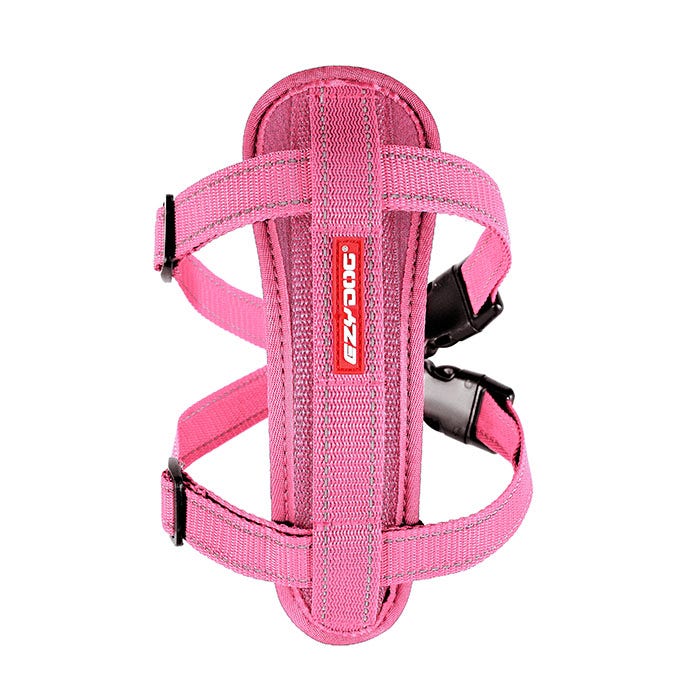 EzyDog Chest Plate Dog Harness Pink Petbarn