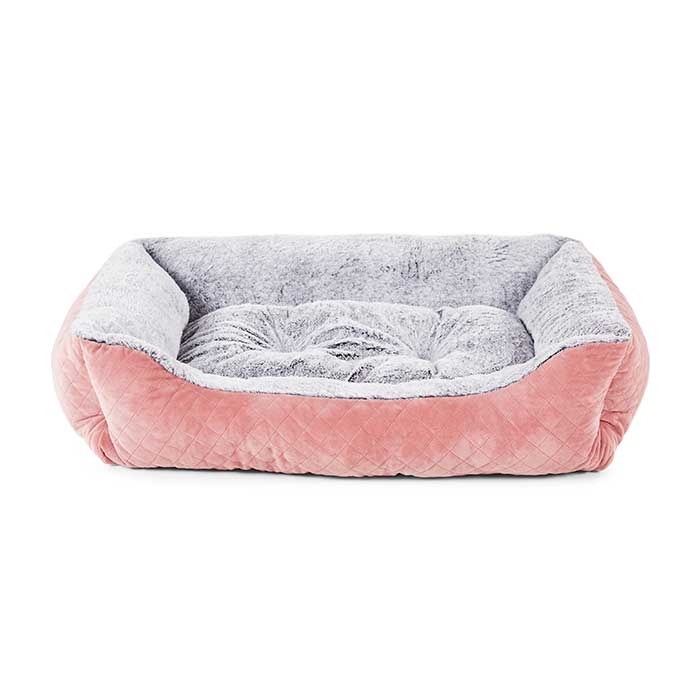 Pink dog basket sales