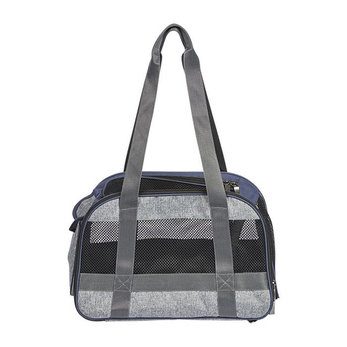 All Day Pet Carrier Blue Grey 420x260x280mm Petbarn