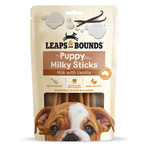 Leaps & Bounds Milk With Vanilla Puppy Milky Sticks 180g