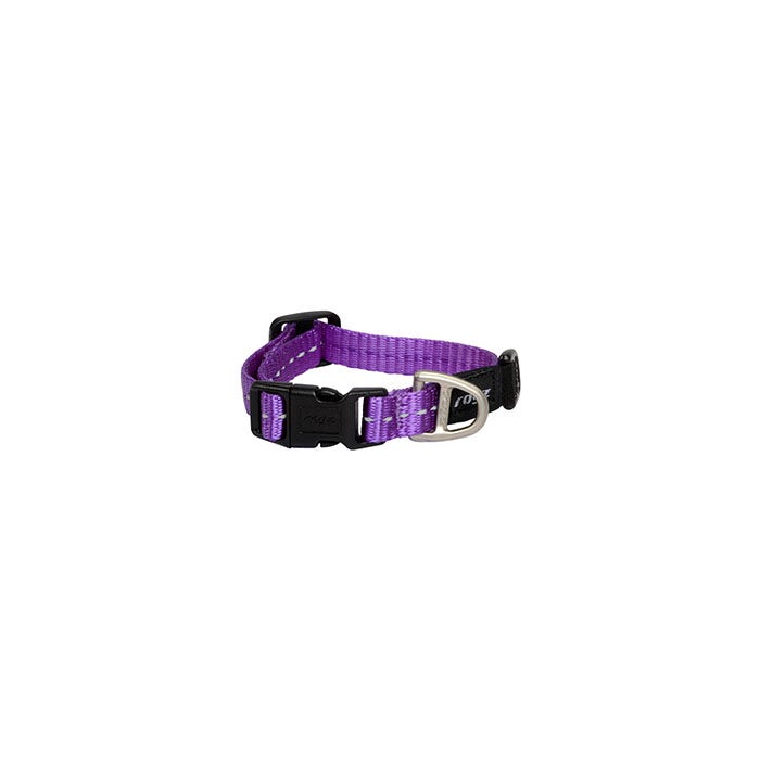 Rogz Classic Dog Collar Purple Petbarn