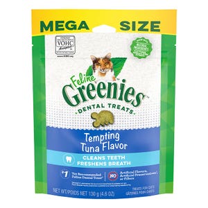GREENIES Feline Dental Cat Treats Tempting Tuna 130g