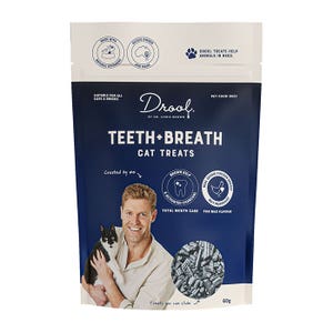 Drool By Dr Chris Brown Teeth + Breath Cat Treat 60gx2