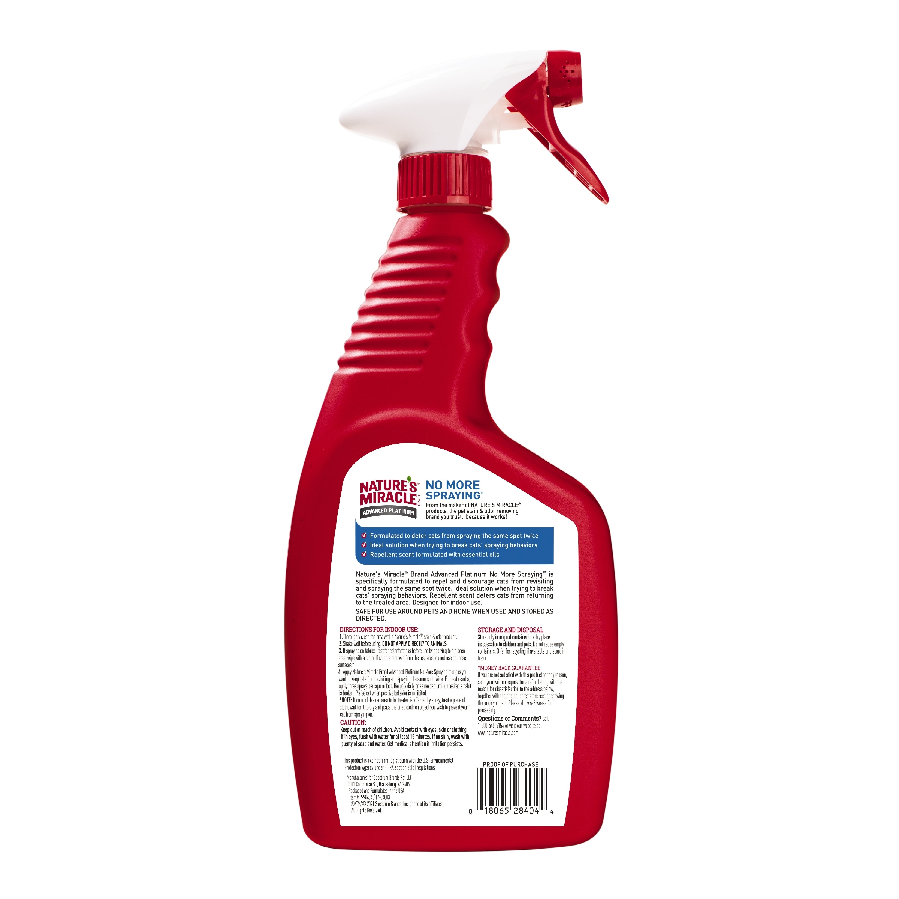 Nature's miracle cat on sale spray