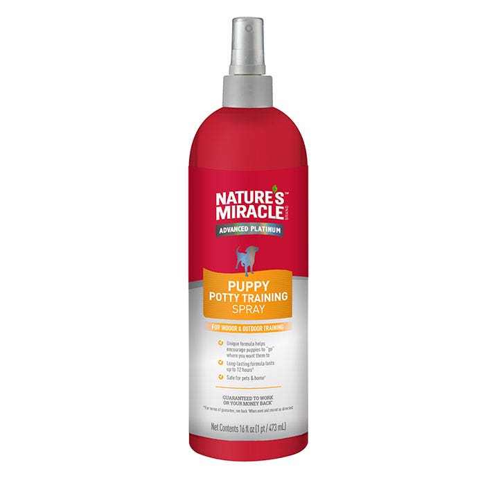 Nature s Miracle Advanced Pt Potty Train Puppy Spray 473ml Petbarn