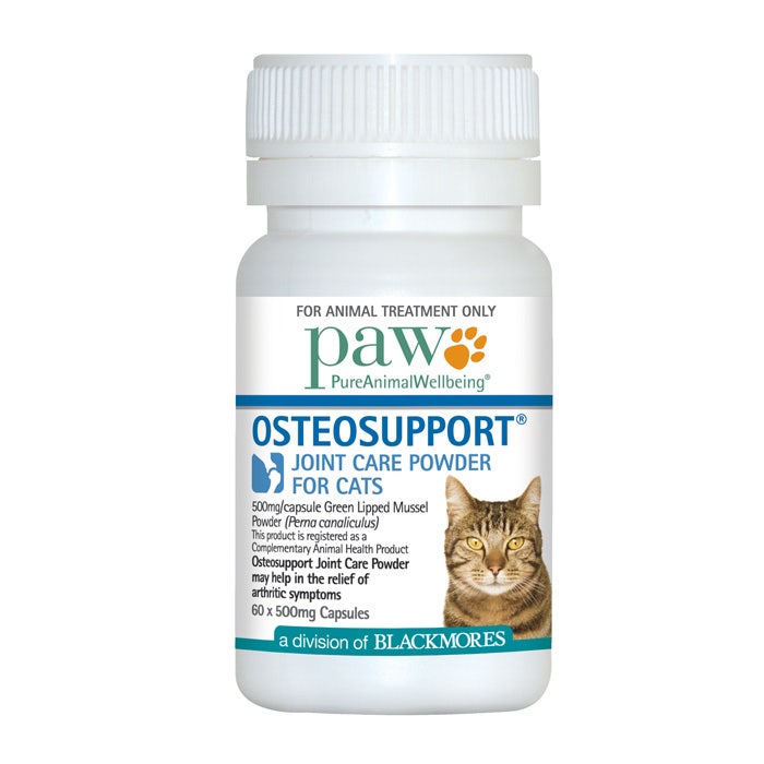 PAW Osteosupport Cat Supplements 60 Tablets Petbarn
