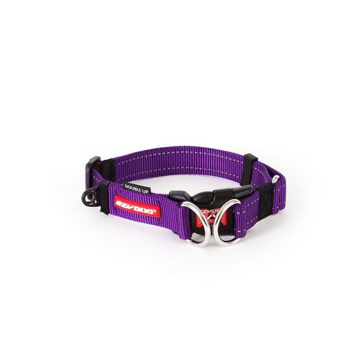 EzyDog Double Up Dog Collar Purple