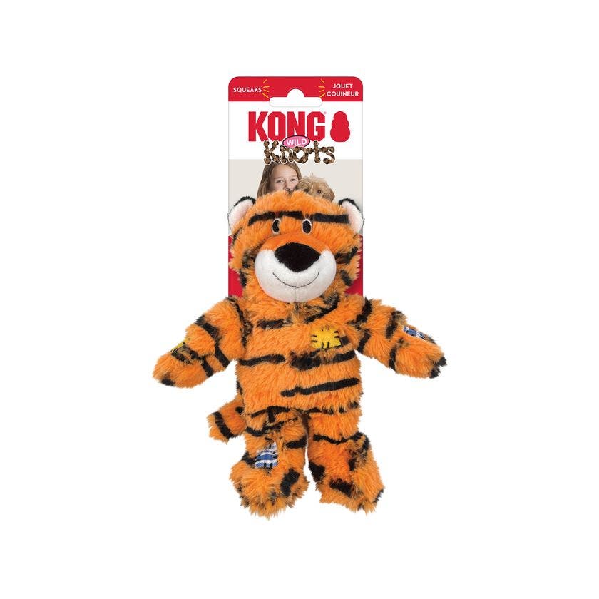KONG Wild Knots Tiger Dog Toy Petbarn