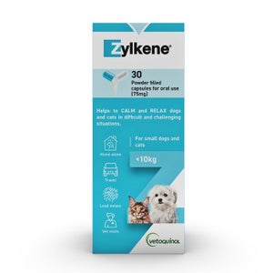 Zylkene Anxiety & Behaviour Dog Capsules 75mg-30PK