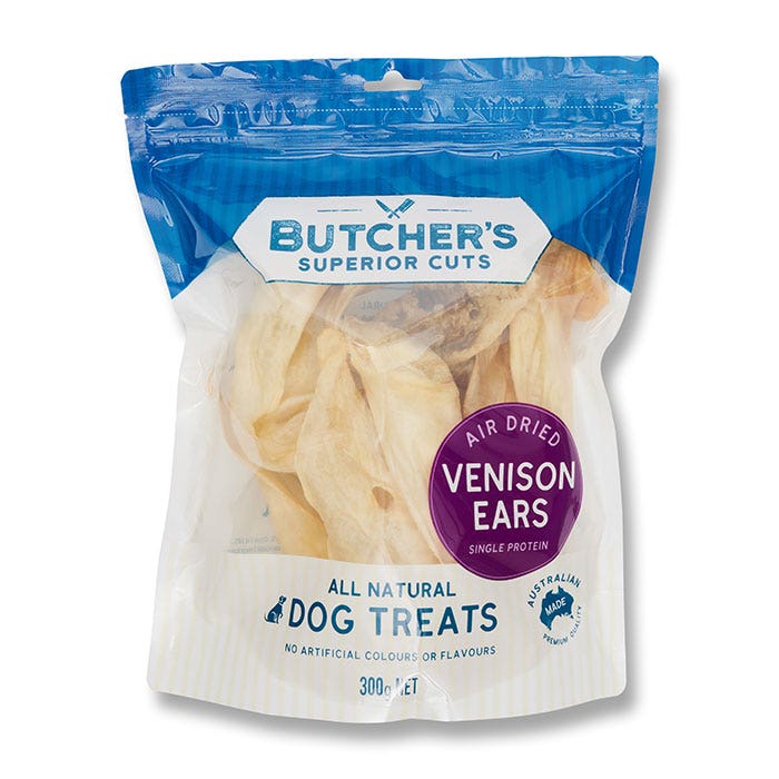 Butcher s Superior Cuts Venison Ear Dog Treat Petbarn