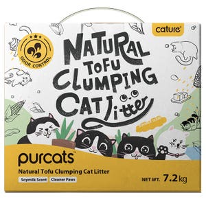 Cature Tofu Clumping Soymilk Scent Cat Litter 7.2kg