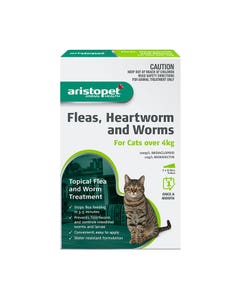 Aristopet Over 4kg Cat Flea&Worm Spot-on