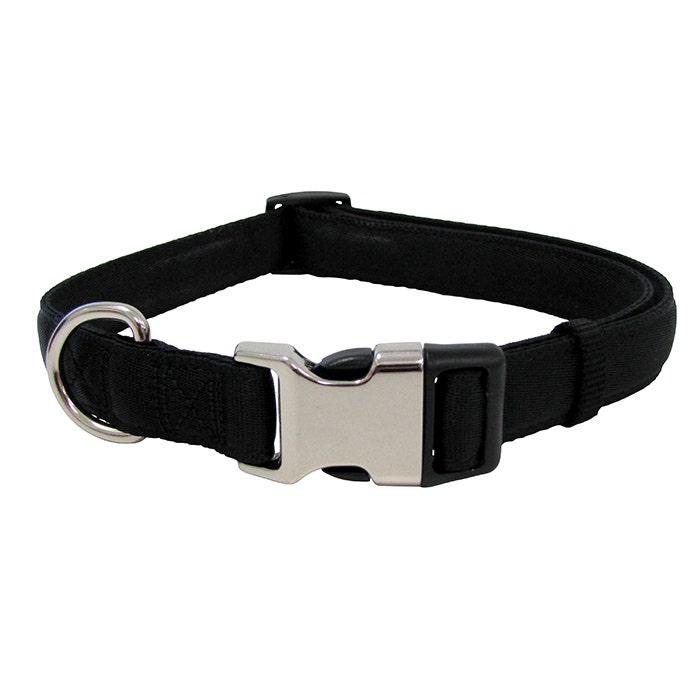 Animates Comfort Adjustable Dog Collar Black Petbarn