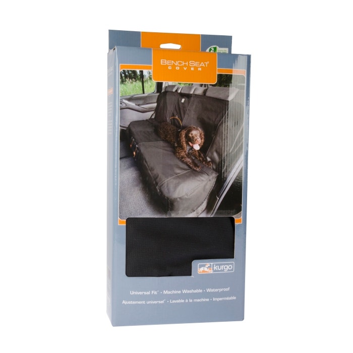 Kurgo Wander Bench Seat Cover Black