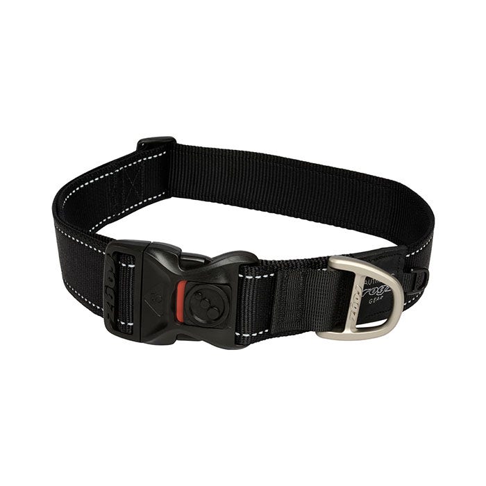 Rogz Classic Dog Collar Black