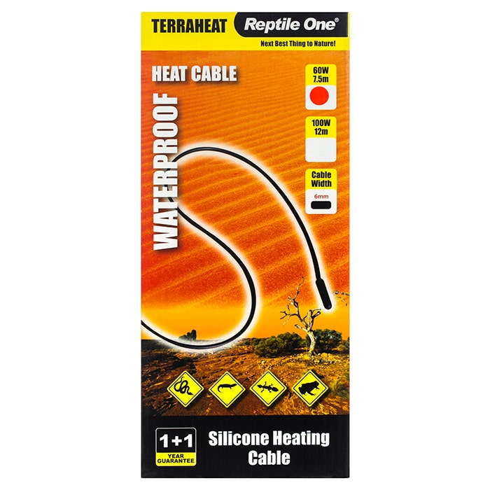 Reptile One Heat cable Waterproof 60W Petbarn