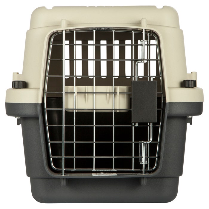 Wag Time Airline Spec Pet Carrier White Grey Large Petbarn