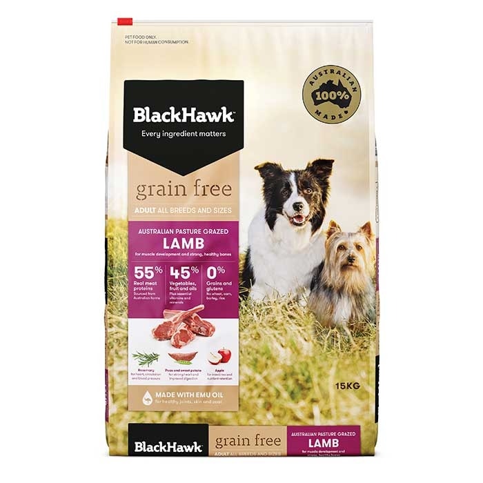 Black Hawk Grain Free Lamb Adult Dog Food Petbarn