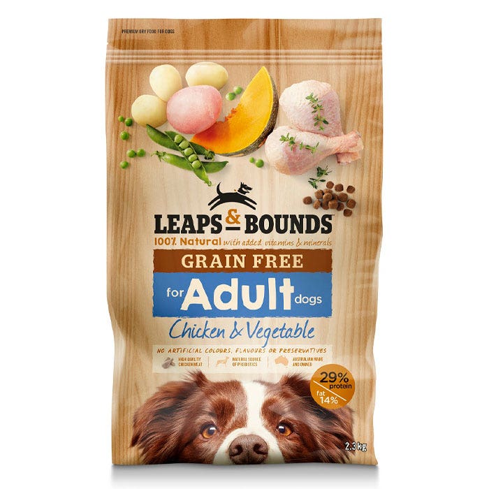 Buy Leaps Bounds Grain Free Chicken Dog Food Online Petbarn