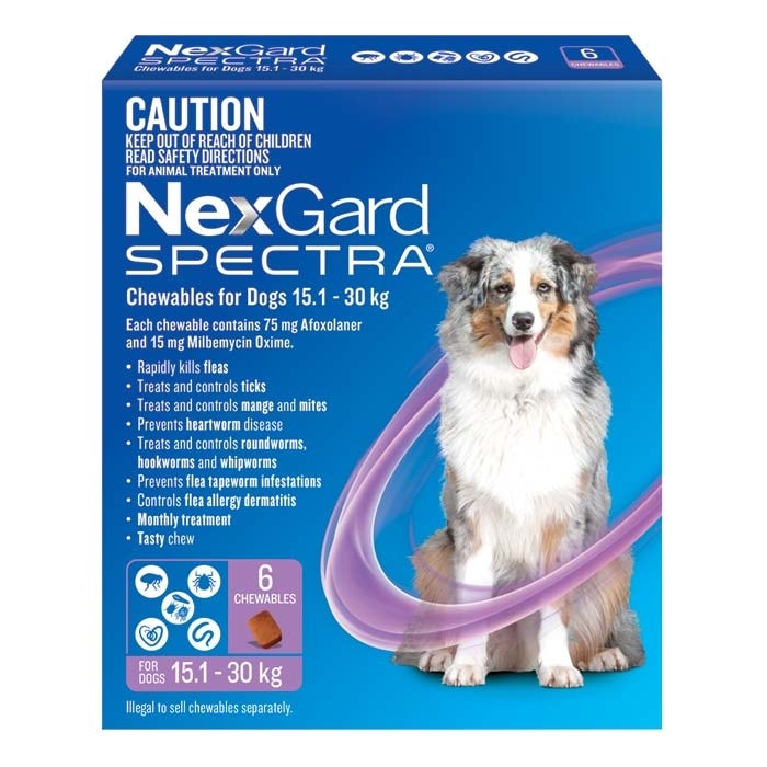 NexGard Spectra Flea Tick Worm Control Petbarn
