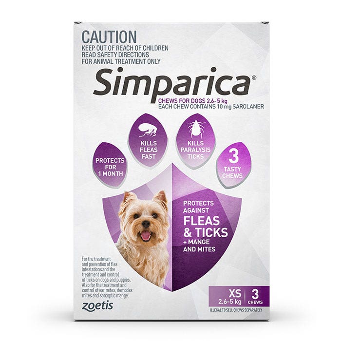 Simparica dog flea and cheap tick