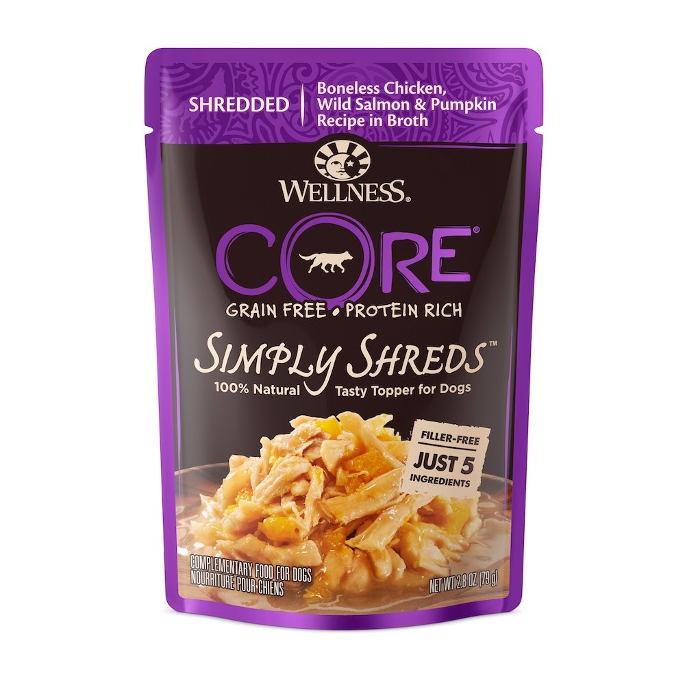Wellness core online simply shreds dog