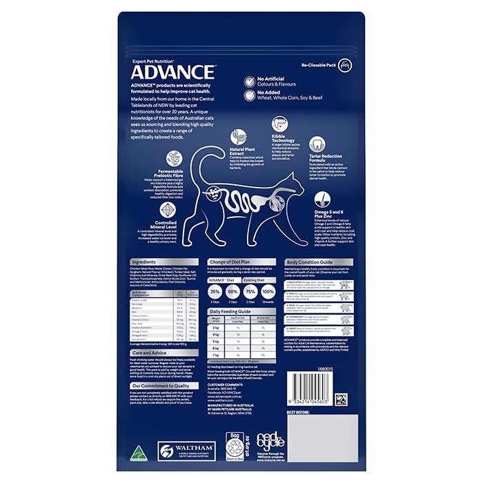 Advance dental cheap cat food