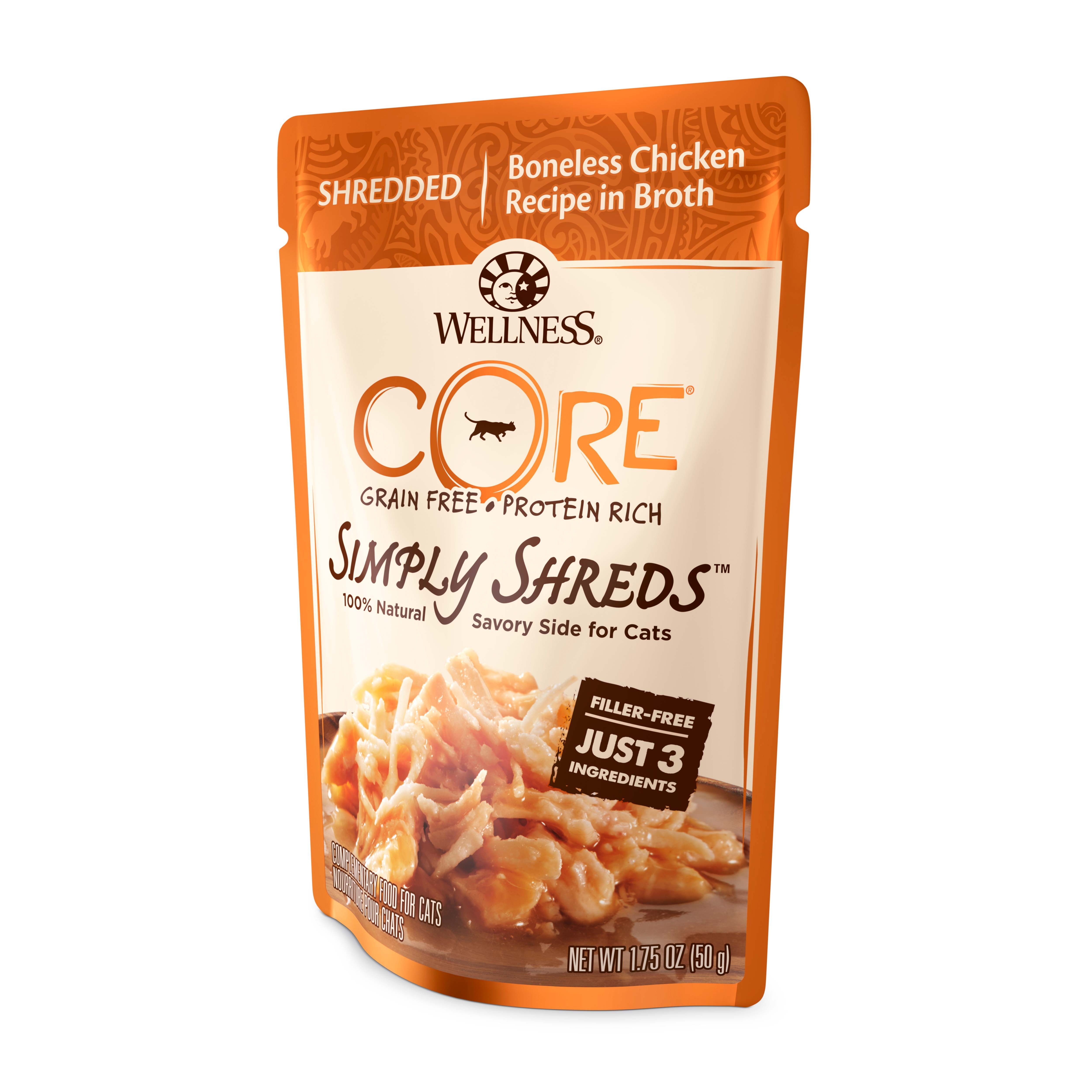 Wellness shredded cat food on sale