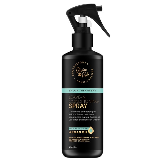 Divine Pets Professional Conditioning Dog Leave In Spray 250Ml Petbarn