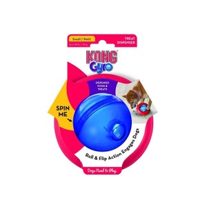 Kong Gyro Dog Toy Red And Blue Small