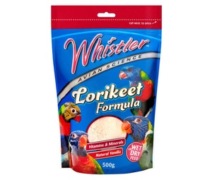 Whistler Wet Dry Formula Lorikeet Food 500g