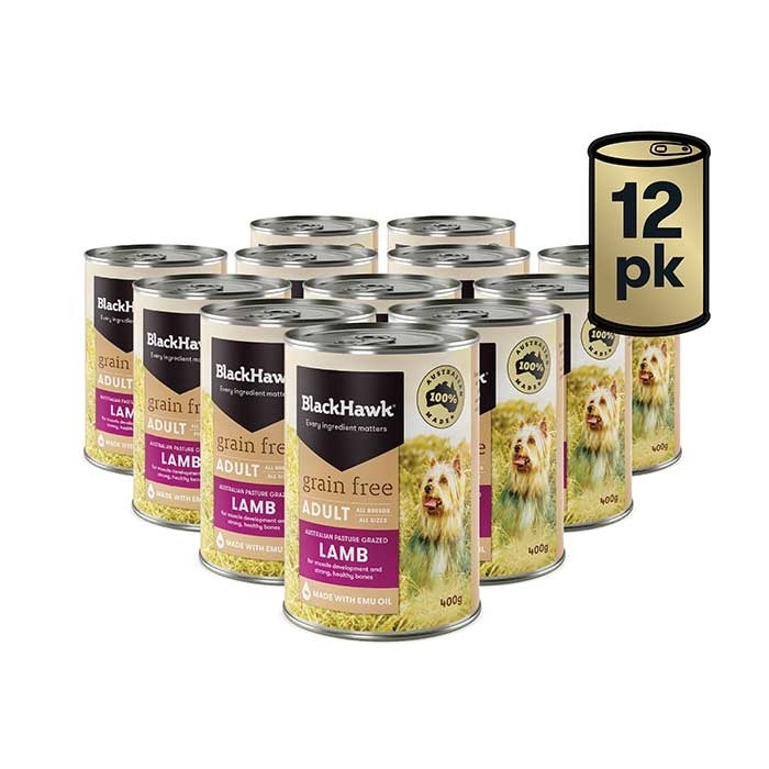 Petbarn black hawk grain free top