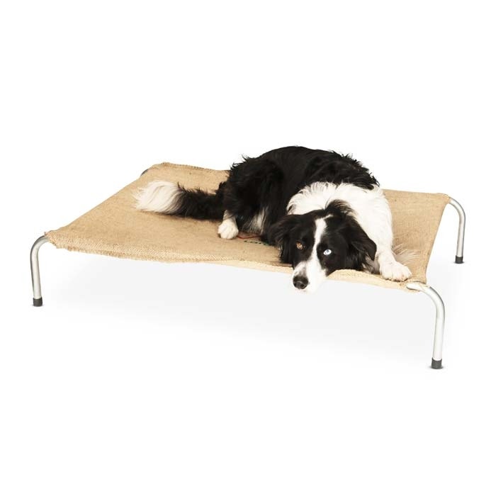 Superior Steel Hessian Dog Bed Petbarn